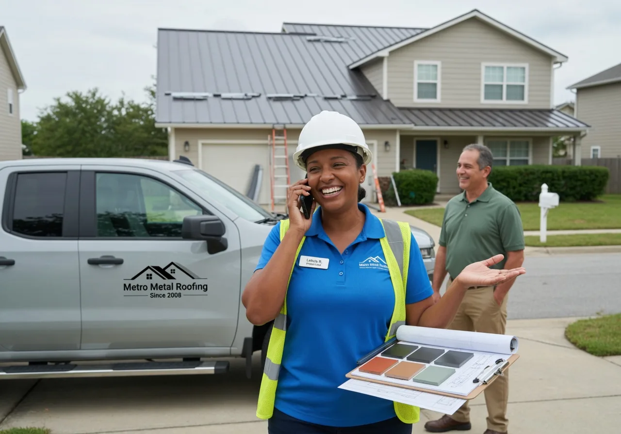 Storm Damage Metal Roof Repair in Kingsbury, IN